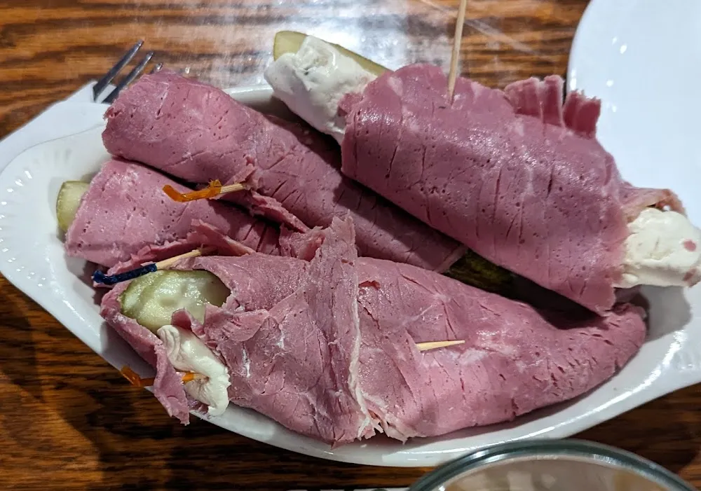 Pickles with Ham and Cream Cheese