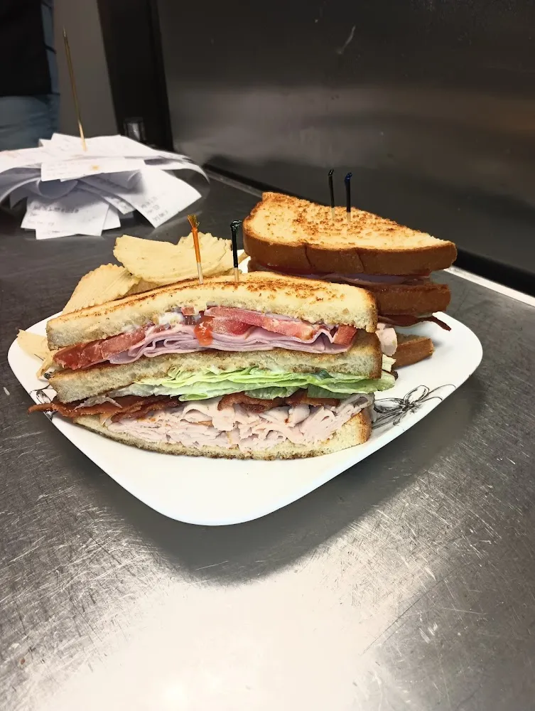 Turkey Club Sandwich as a Special for the Day